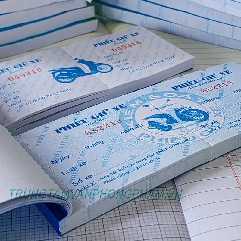 Phiếu gửi xe máy