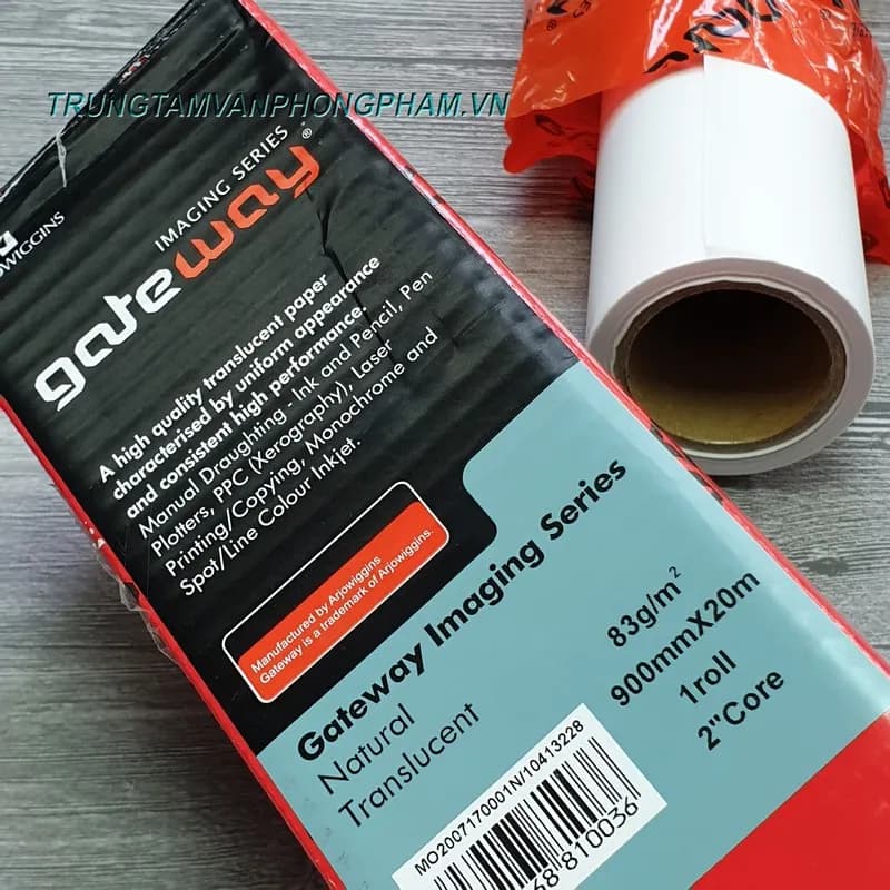 Giấy can cuộn Gateway 83gsm