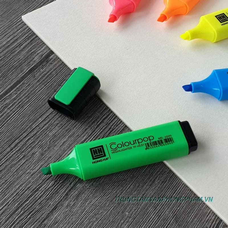 Bút dạ quang Hồng Hà 6599 - XANH LÁ