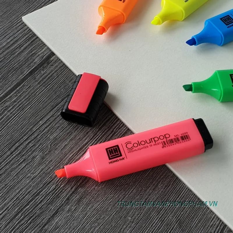 Bút dạ quang Hồng Hà 6599 - HỒNG