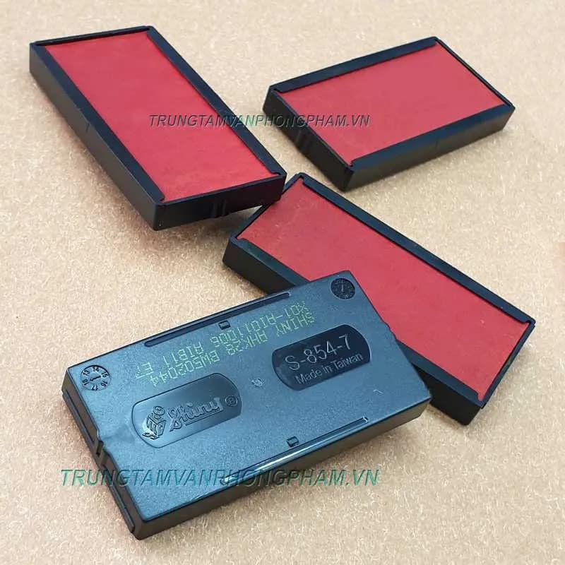 Khay mực con dấu Shiny - S-854-7 ĐEN