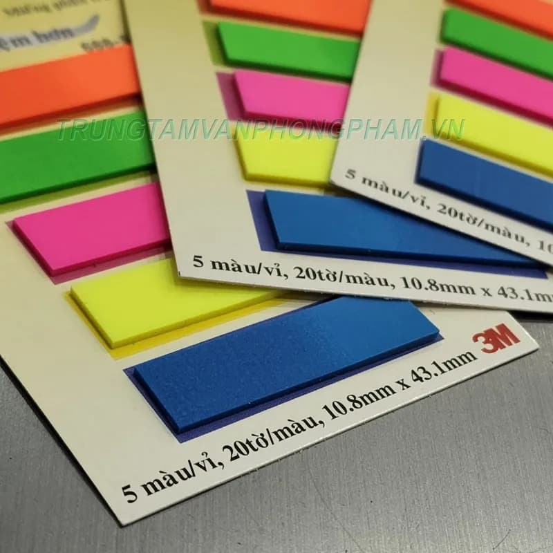 Note 5 màu nhựa 3M POST-IT 688-5CF