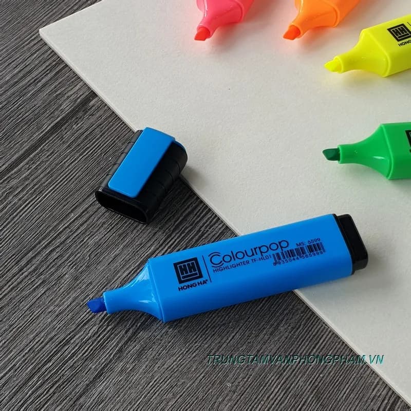 Bút dạ quang Hồng Hà 6599 - XANH DƯƠNG