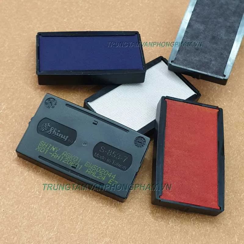Khay mực con dấu Shiny - S-853-7 ĐEN