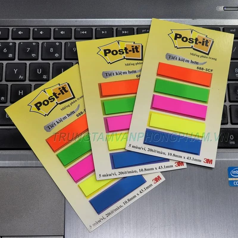 Note 5 màu nhựa 3M POST-IT 688-5CF