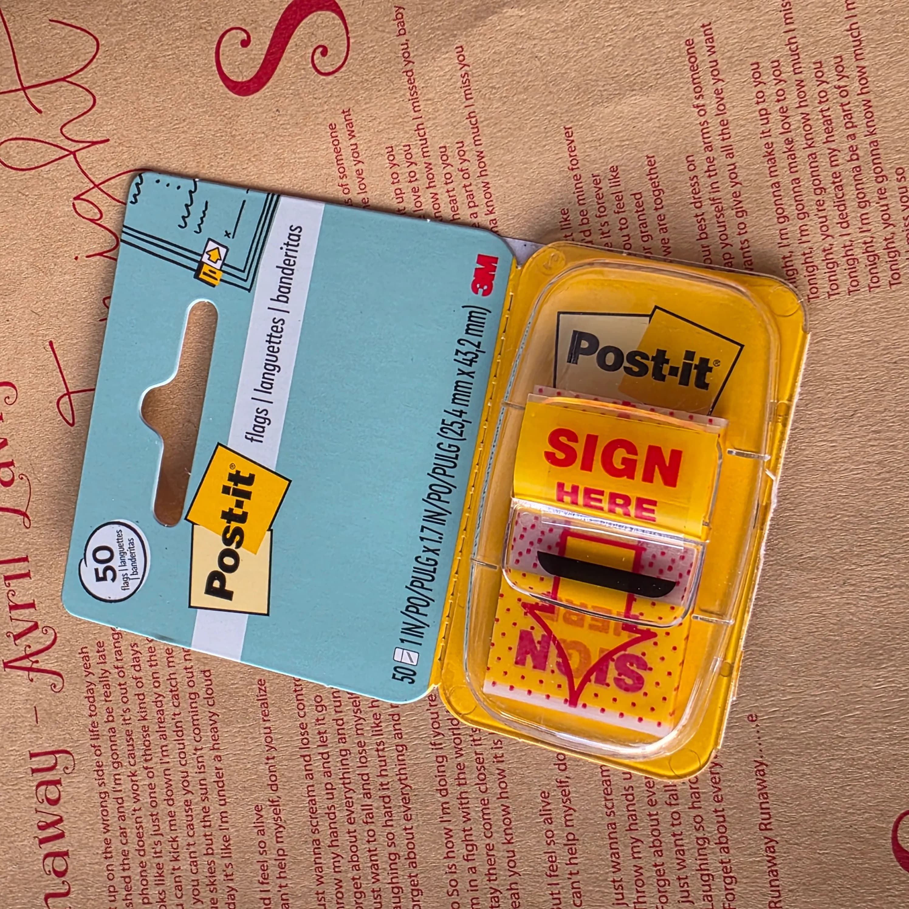 Giấy Note Sign here Post it 3M 680-9