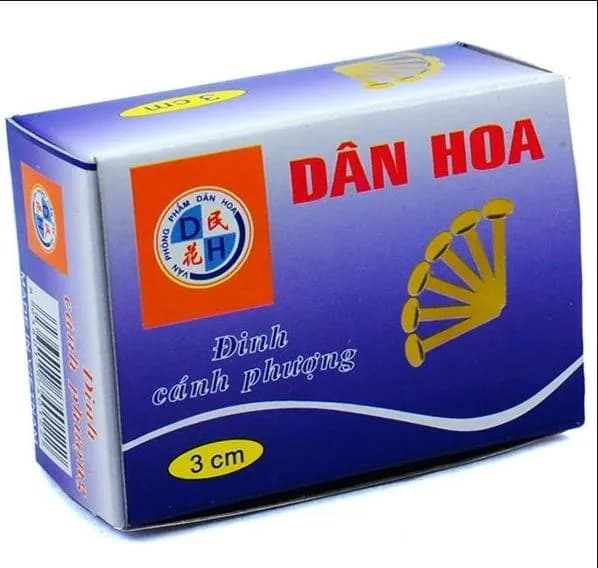 Kẹp cánh phượng - HỘP LOẠI 3CM