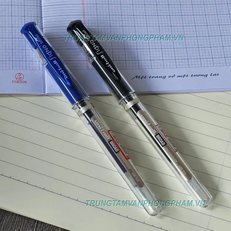 Bút ký Uni UM-153 nét 1.0mm thân trong