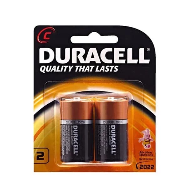 Vỉ 2 Pin trung size C Duracell