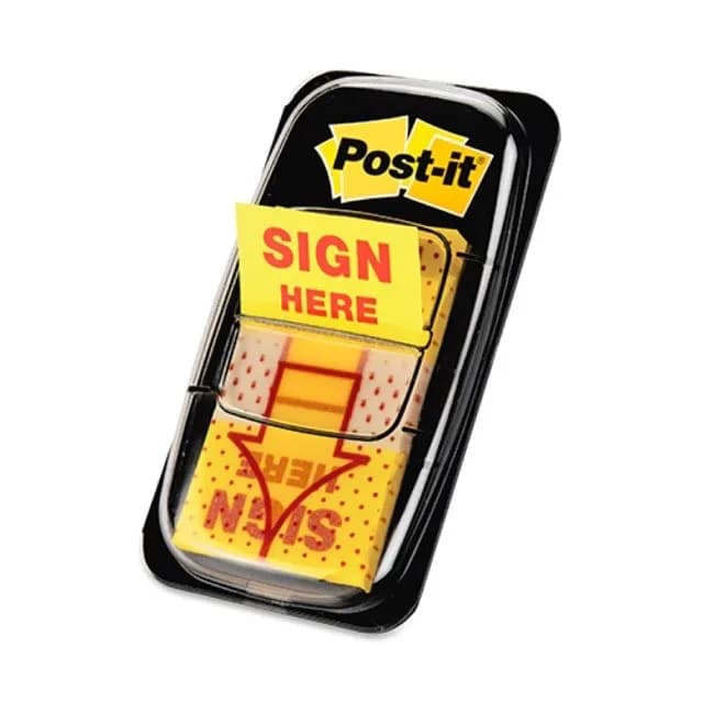 Giấy Note Sign here Post it 3M 680-9
