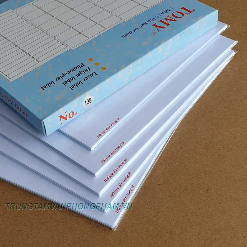 Hộp 100 tờ giấy Tomy A4 - TOMY 138