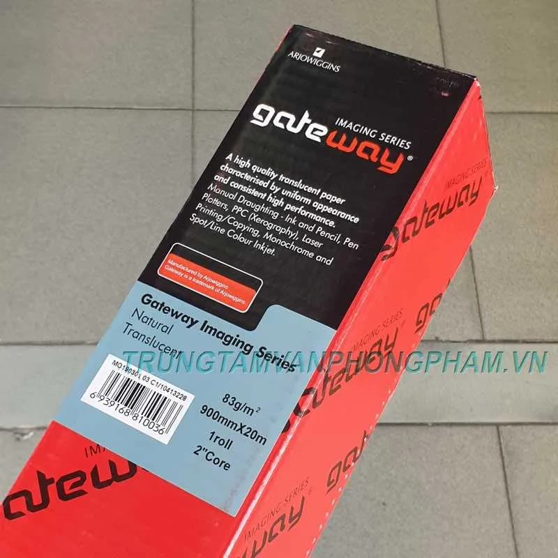 Giấy can cuộn Gateway 83gsm