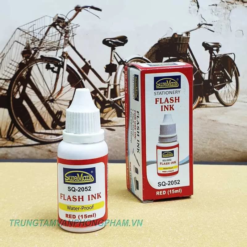 Mực dấu SQ 2051 2052 2053 Flash Ink - SQ2052 - ĐỎ