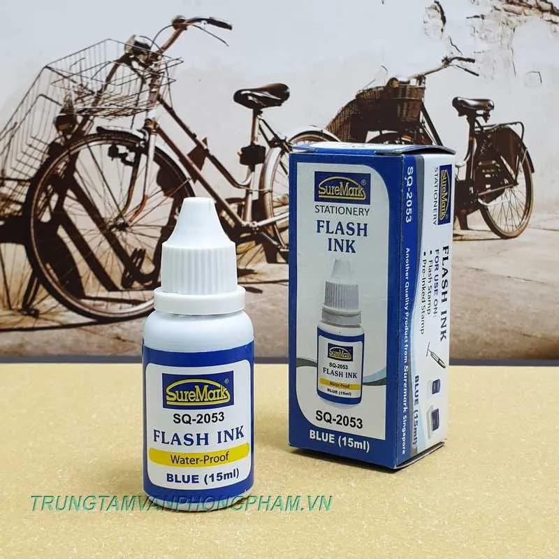 Mực dấu SQ 2051 2052 2053 Flash Ink - SQ2053 - XANH