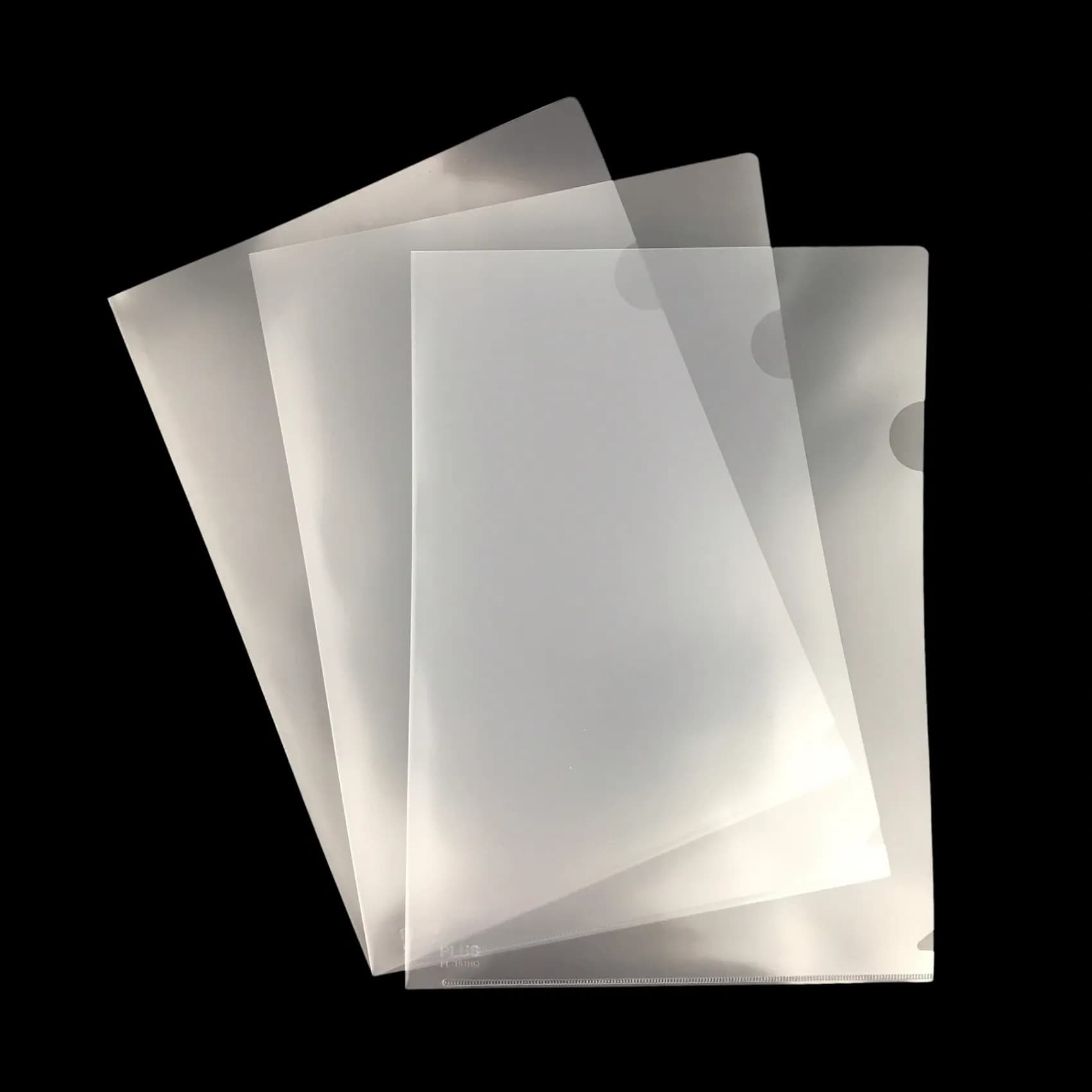 Xấp 10 cái bìa lá Plus A4 / F4 trắng