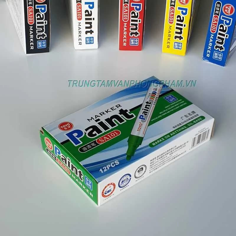 Hộp 12 cây bút sơn Toyo SA101 - XANH LÁ