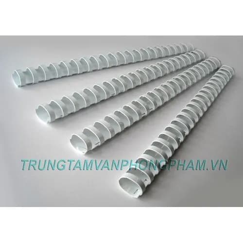NGUYÊN HỘP Lò xo nhựa đóng gáy sách MÀU TRẮNG