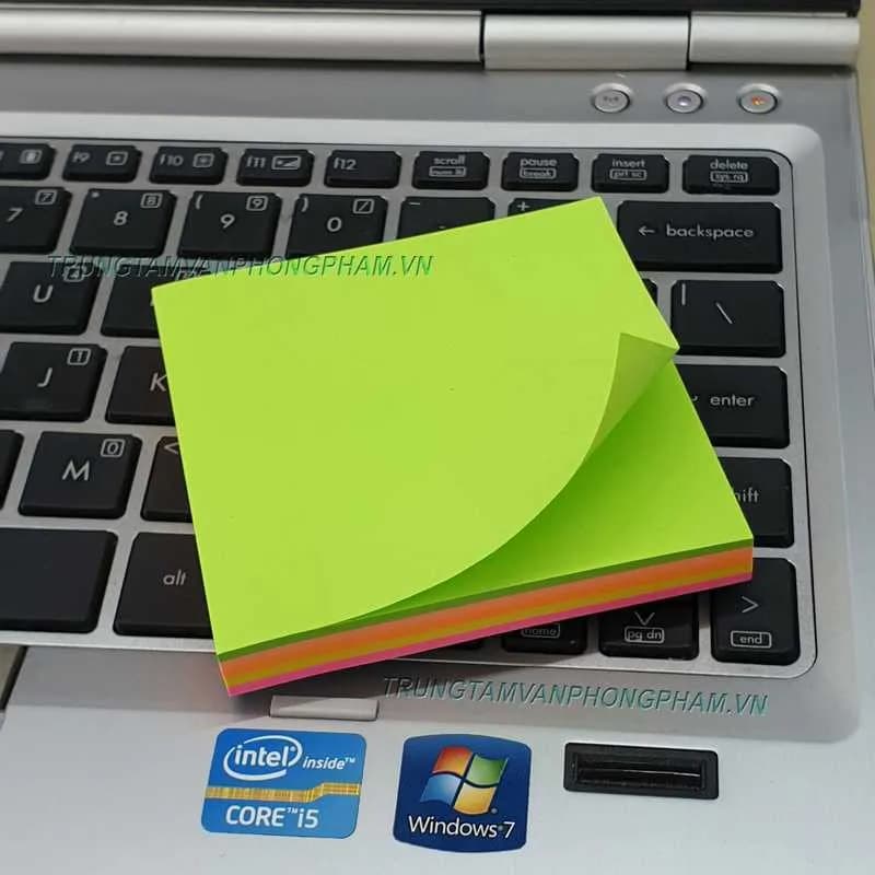 Note vuông 3x3 gồm 5 màu dạ quang