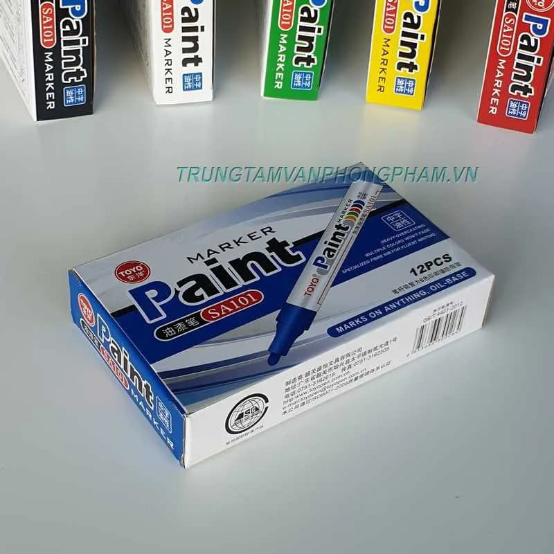 Hộp 12 cây bút sơn Toyo SA101 - XANH DƯƠNG